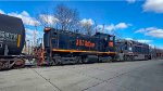 AB 1502 is now in the consist after a trip to Barberton Yard.